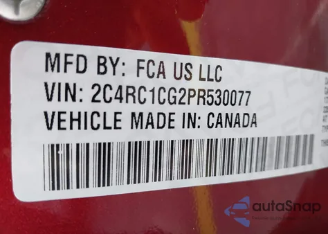 2023 Chrysler Voyager Lx from USA, damaged, VIN 2C4RC1CG2PR530077